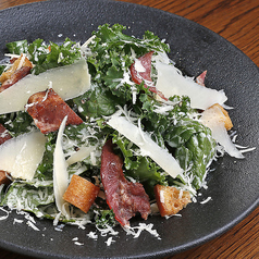 ケールとロメインレタスのシーザーサラダ Kale Caesar salad