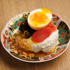博多明太子と高菜のポテトサラダ