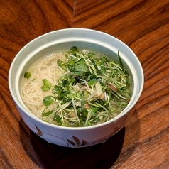 コーチン出汁の塩そうめん