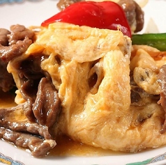 牛肉と卵のふんわり炒め