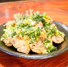 唐揚げ野沢菜