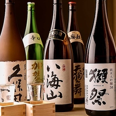 創作和食にぴったりな日本酒も各地からご用意◎