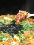 アツアツのもんじゃ焼で心も身体も温まる★シンプルなものから具だくさん豪華なものまであります！