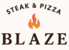 Steak＆Pizza BLAZEのロゴ