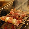 鶏の決め手は鮮度！朝〆の新鮮な筑波鶏を備長炭で丁寧に焼きあげた焼き鳥をご賞味あれ！ジューシーな食感を楽しんで下さい♪