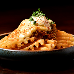 フライドポテト　ナチョス仕立て