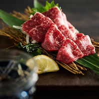 和牛や馬刺しを使用した肉料理も！