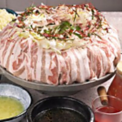 島豚しゃぶしゃぶ ナハバレのコース写真