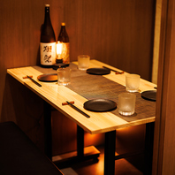 全席完全個室！2名様～団体様まで個室でご案内可能！