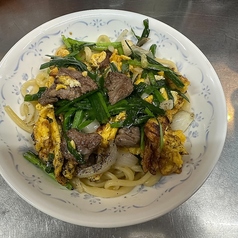 【ラグメン(餡かけ自家製手延べ手打ち麺)】羊肉とニラ玉のラグメン