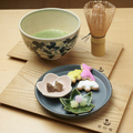 料理メニュー写真&nbsp;自服抹茶＋干菓子