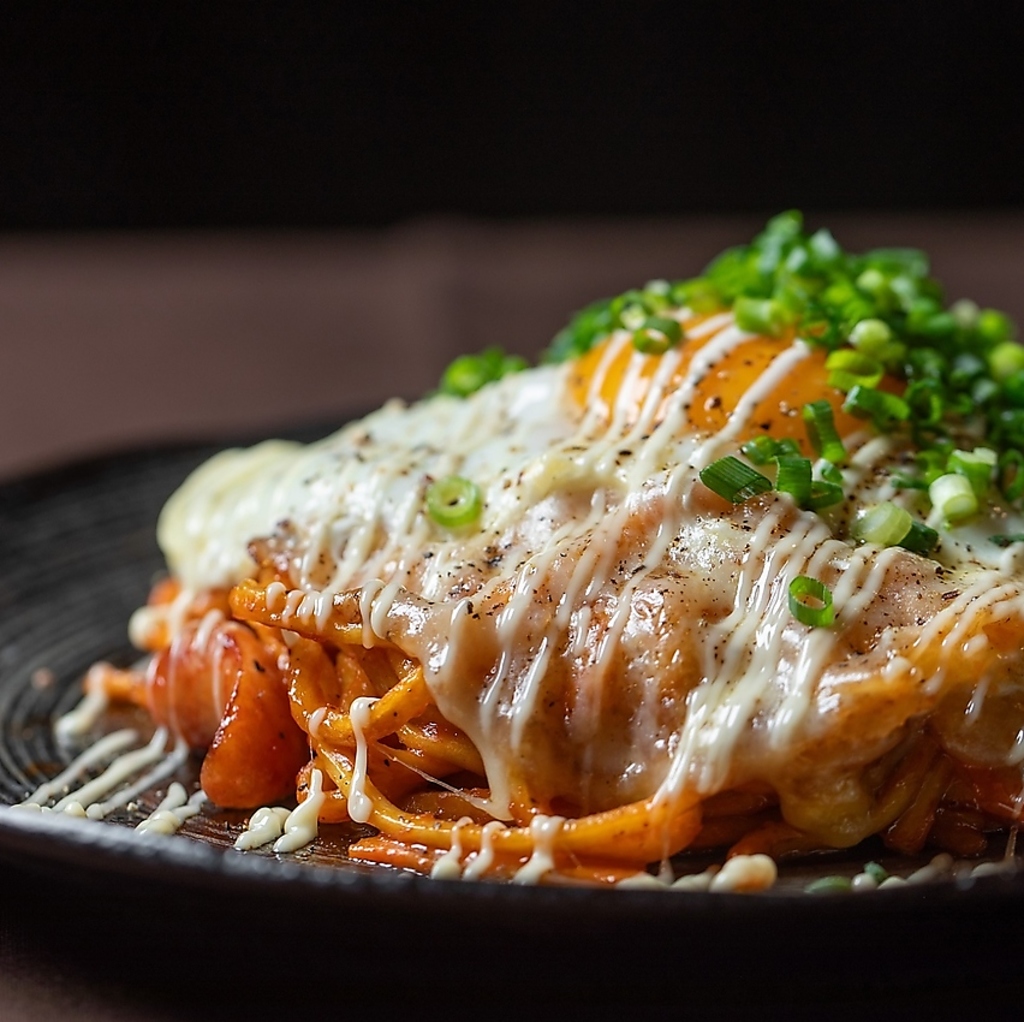 常連人気ナンバー1のナポリタン風焼きそば★一度食べたらリピート間違いなし！！