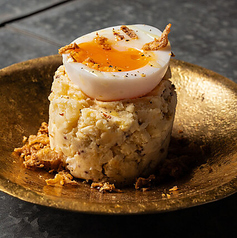 トロトロ半熟卵のせポテトサラダ