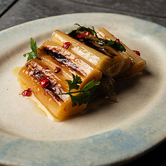 焼き葱のマリネ