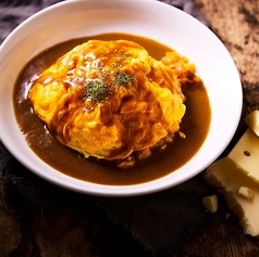 チーズインオムカレー/ごろっと牛肉オムライス