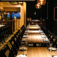 ご立食パーティーは100名様以上も！