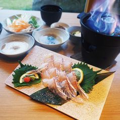 【店内捌き】活〆真鯛の糀しゃぶしゃぶ