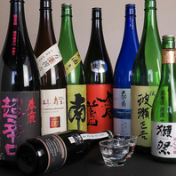 日本酒・焼酎の種類が豊富◎