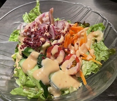 手作りドレッシングサラダ