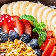 天神で満喫するアサイーボウルの写真