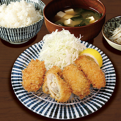 大粒カキフライ定食