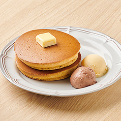 ≪ホットケーキバリエーション≫バニラアイス&チョコクリーム 1枚