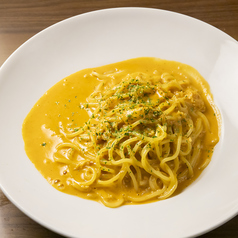 ズワイガニのトマトクリームパスタ