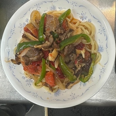 【ラグメン(餡かけ自家製手延べ手打ち麺)】羊肉としいたけのラグメン