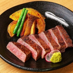 30日間熟成国産牛ロースの炭焼き