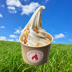 ふらの牛乳ソフトクリーム（黒蜜）