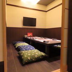 掘り炬燵個室は4名様まで収容可能