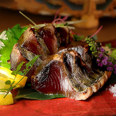 中権丸名物！生かつおの藁焼き