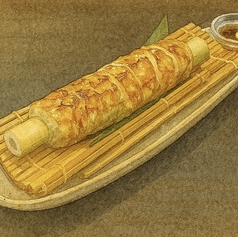 鳥取あごちくわ竹筒焼き