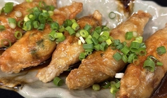 とりかわ餃子よだれタレ絡め