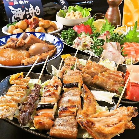 串焼きや旬の鮮魚を堪能♪日本酒や焼酎も種類豊富で大人が通いたくなるお店です！