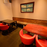 どんなシーンにも対応可能！居心地の良い空間をご提供♪