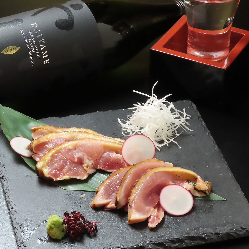 鹿児島の地鶏を使用したおすすめのお料理の数々をお楽しみください