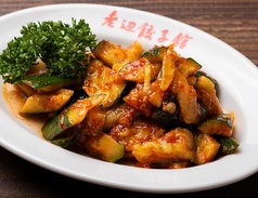 胡瓜の唐辛子漬け