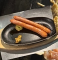 料理メニュー写真&nbsp;ソーセージ網焼き