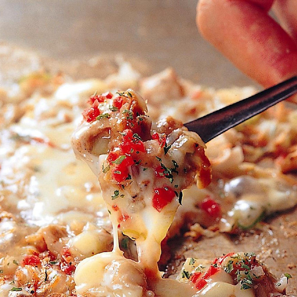 大人気☆「もんじゃ焼」はトッピングもあれこれ自由♪アツアツをヘラで焦がして…★★