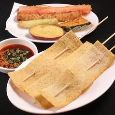 天ぷら各種（さつまいも/かぼちゃ/ネギ/ちくわ)