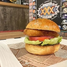 ピリ辛柚子胡椒るチキンバーガー