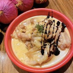 チキンのニンニクチーズ煮