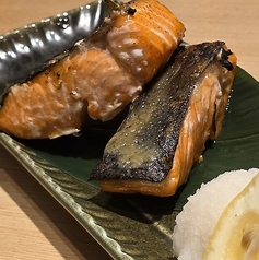 秋鮭の昆布〆焼き