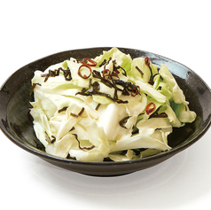 キャベツの塩昆布もみ