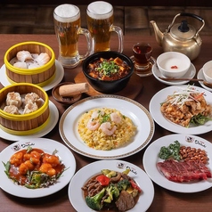 中華食堂居酒屋 わんちゃん　藤沢　飲み放題×北京ダック×窯焼き焼豚のコース写真