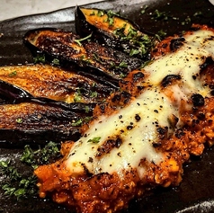 茄子のグリルミートソースチーズ焼き