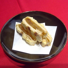 酒粕の林檎ジャム挟み揚げ