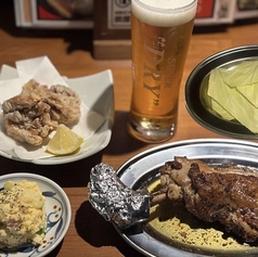 居酒屋チキン泥棒 松山骨付き鳥のコース写真