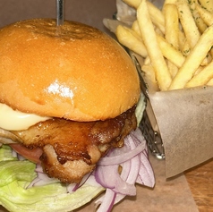 ローストチキンバーガー